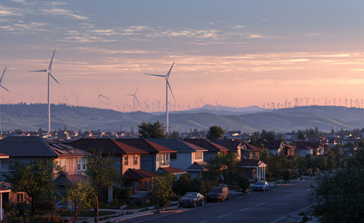 Number of Houses a Wind Turbine Powers