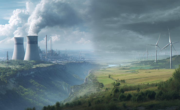 Less Efficient Energy Production of renewable energy