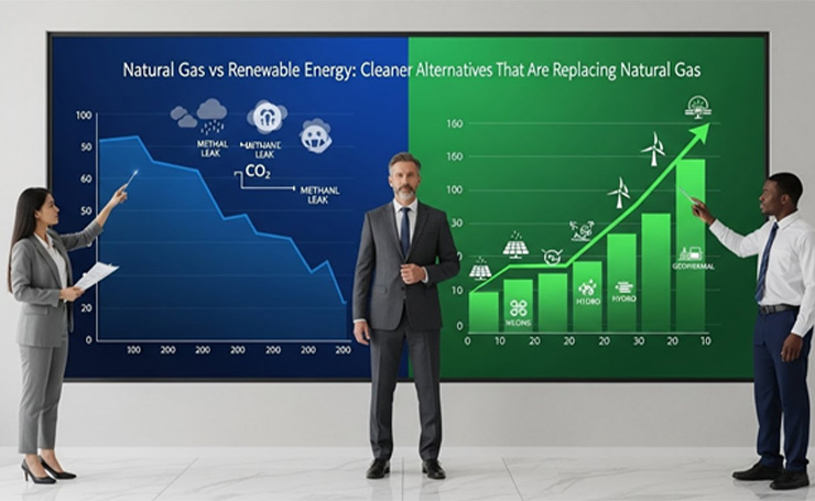 Natural Gas vs Renewable Energy: Cleaner Alternatives That Are Replacing Natural Gas