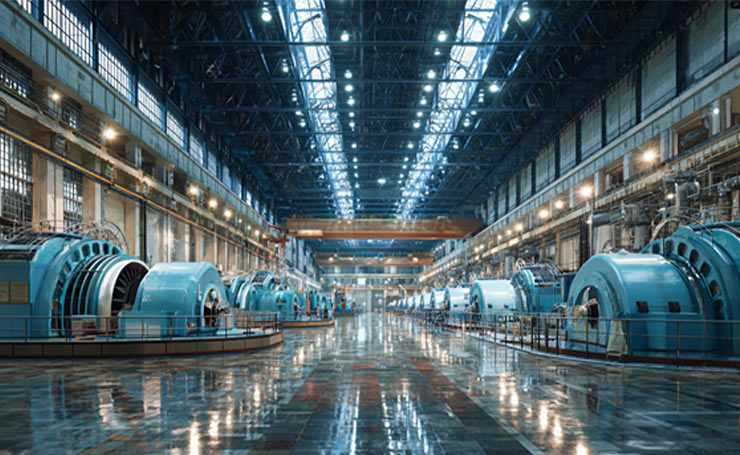 Uranium Electricity turbines