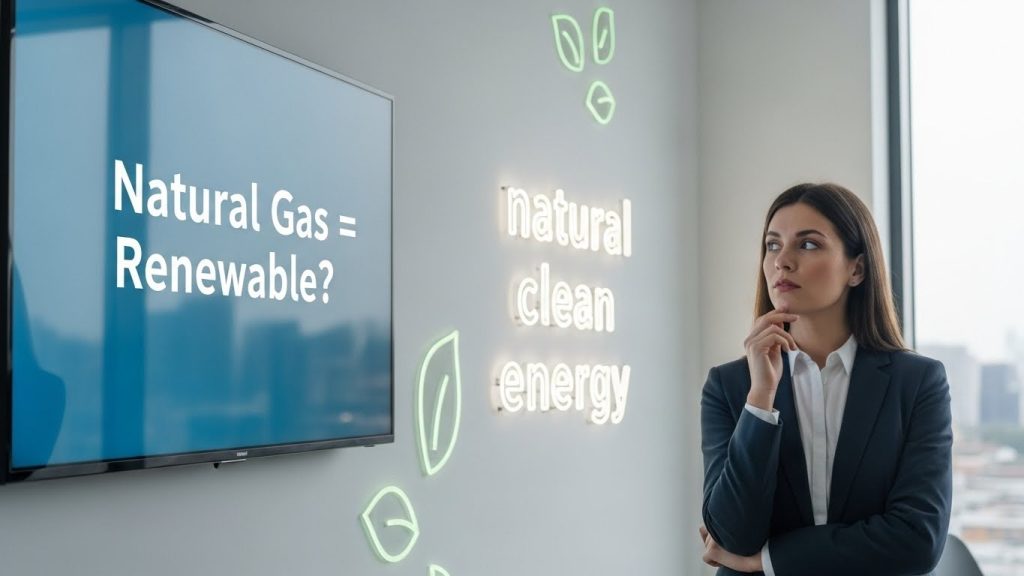 Women thinking about Natural Gas