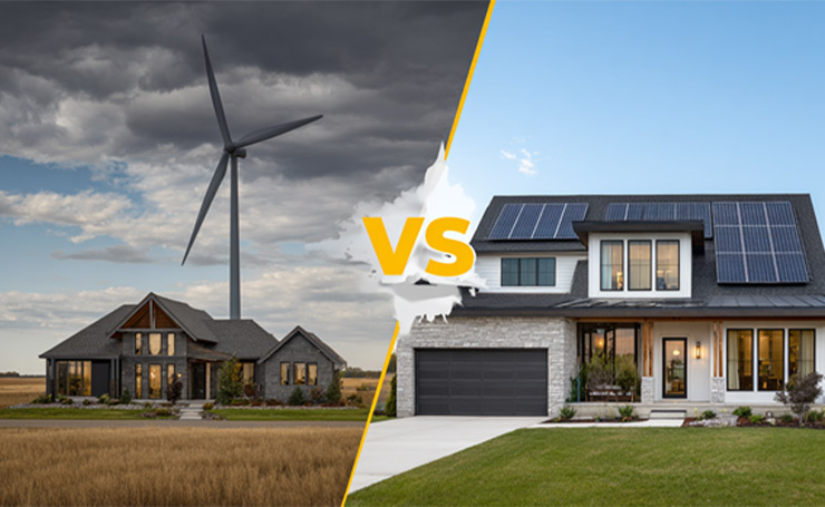 Home Wind Power vs. Solar Energy