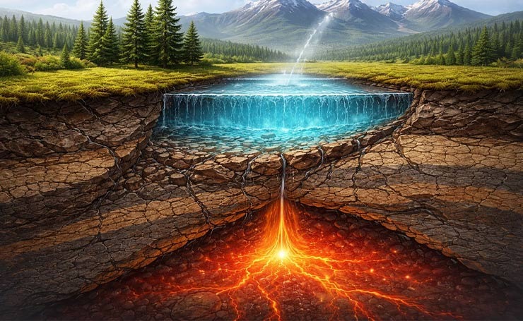 Geothermal storage cycle