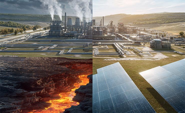 Geothermal vs. Solar Energy